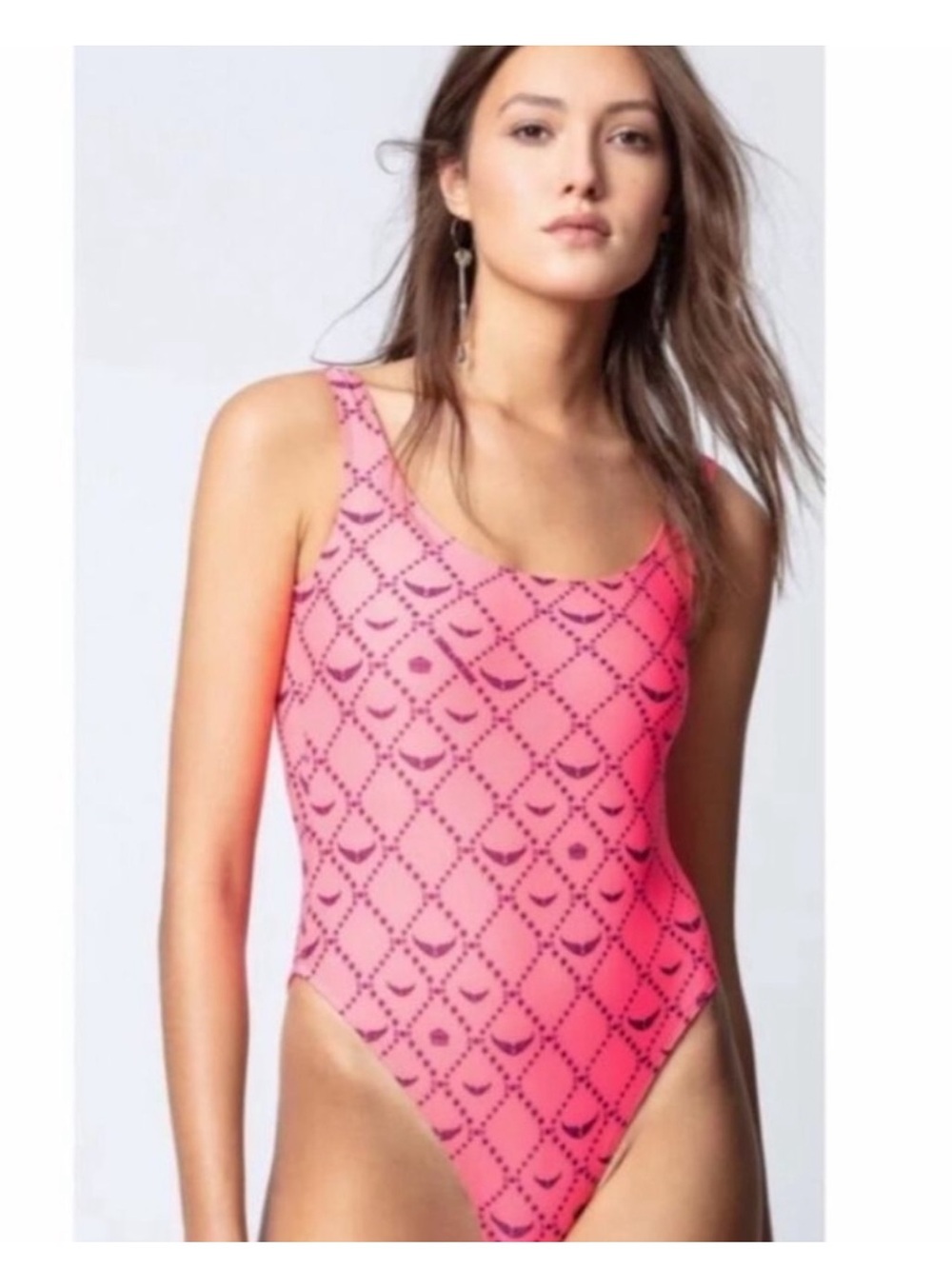 Zadig & Voltaire Jeri One Piece Swimsuit- XL (44).
